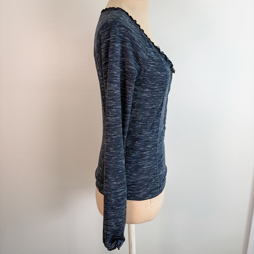 Free People Roxy Henley Long Sleeve Top - Picture 5 of 11